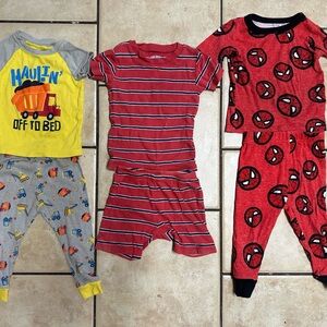 Bundle of boys 18 months pajama sets